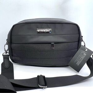 NWT Prestige Black Crossbody Bag Adjustable Strap Travel Everyday Unisex